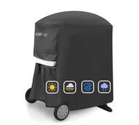 7113 Housse de barbecue pour Weber Q100/Q200 Series avec chariot portable, 81 x 43 x 89 cm, couverture de gril de rechange, robuste et imperméable, housse de protection en polyuréthane pour Weber