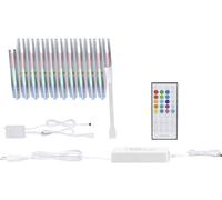 71201 MaxLED Paulmann Home Bandeau LED (kit de démarrage) 27 W RVBB blanc, transparent(e)