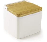 [714810] IBILI Salière Blanche Céramique et Bambou 11x11 cm