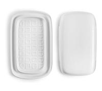 Beurrier Ceramique Blanc