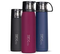 720°DGREE Bouteille Isotherme Follow 450ml, 700ml, 1l | Gourde Thermo Acier Inoxydable | Ideal pour Café et Thé avec Gobelet, Tasse | Boissons Chaudes ou Froides au Travail, Voyage, Ecole