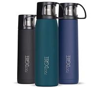 720°DGREE Bouteille Isotherme Follow 450ml, 700ml, 1l | Gourde Thermo Acier Inoxydable | Ideal pour Café et Thé avec Gobelet, Tasse | Boissons Chaudes ou Froides au Travail, Voyage, Ecole