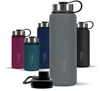 720°DGREE Bouteille Isotherme "noLimit" - 1200ml | Gourde en acier inoxydable d'eau, thé, café, jus, boisson chaud ou froid | Premium de Isolée sous vide + GRATIS Sport Couvercle