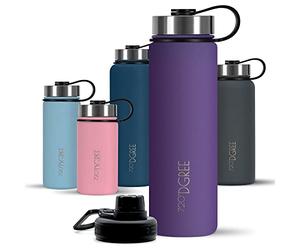720°DGREE Bouteille Isotherme "noLimit" - 530ml | Gourde en acier inoxydable d'eau, thé, café, jus, boisson chaud ou froid | Premium de Isolée sous vide + GRATIS Sport Couvercle