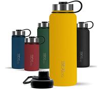 720°DGREE Bouteille Isotherme "noLimit" - 950ml | Gourde en acier inoxydable d'eau, thé, café, jus, boisson chaud ou froid | Premium de Isolée sous vide + GRATIS Sport Couvercle