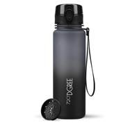 720°DGREE Bouteille uberBottle Multic. softTouch avec filtre, couleur pierre/onyx, 1 l