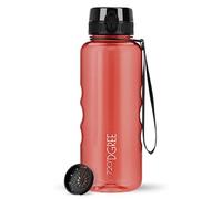 720°DGREE Gourde 1,5l “uberBottle“ +Tamis à Fruits, crystalClear - Sans BPA, Anti-fuite - Bouteille d'Eau XL - Water bottle, Bidon idéale pour Sport, Gym, Randonnée, Camping, Université, Yoga, Travail