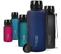 720°DGREE Gourde 2l “uberBottle“ +Tamis à Fruits, softTouch - Sans BPA, Anti-fuite - Bouteille d'Eau XXL - Water bottle, Bidon idéale pour Sport, Gym, Randonnée, Camping, Université, Yoga, Travail