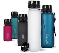 720°DGREE Gourde 650ml “uberBottle“ +Tamis à Fruits, softTouch - Sans BPA, Anti-fuite - Bouteille d'Eau, Water Bottle idéale pour Enfants, École, Sport, Randonnée, Camping, Université, Voyage, Travail