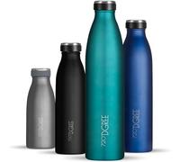 720°DGREE Gourde Acier Inoxydable milkybottle - 1000ml, Bleu | Bouteille Isotherme d'eau | Revêtement Durable Parfaite pour Enfants, Sport, l'ecole | Isolée Qualité supérieure