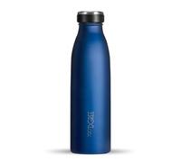 720°DGREE Gourde Acier Inoxydable "milkybottle" - 500ml, Bleu | Bouteille Isotherme d'eau | Revêtement durable parfaite pour enfants, sport, l'ecole | Isolée Qualité supérieure