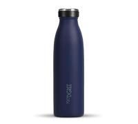 720°DGREE Gourde Acier Inoxydable "milkybottle" - 500ml, Bleu | Bouteille Isotherme d'eau | Revêtement durable parfaite pour enfants, sport, l'ecole | Isolée Qualité supérieure