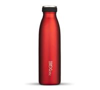 720°DGREE Gourde Acier Inoxydable "milkybottle" - 500ml, Rouge | Bouteille Isotherme d'eau | Revêtement durable parfaite pour enfants, sport, l'ecole | Isolée Qualité supérieure