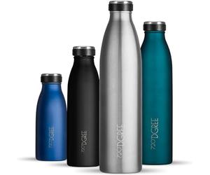 720°DGREE Gourde Acier Inoxydable "milkybottle" - 750ml, Arange | Bouteille Isotherme d'eau | Revêtement durable parfaite pour enfants, sport, l'ecole | Isolée Qualité supérieure