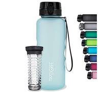 720°DGREE Gourde, Bouteille d’Eau “uberBottle“ +Tamis-Fruits - 350ml, 500ml, 650ml, 1l, 1,5l, 2l - Sans BPA, Étanche, Anti-Fuite, Réutilisable, Légère - Idéal pour École, Sport, Fitness, Gym, Travail