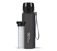 720°DGREE Gourde, Bouteille d’Eau “uberBottle“ +Tamis-Fruits - 350ml, 500ml, 650ml, 1l, 1,5l, 2l - Sans BPA, Étanche, Anti-Fuite, Réutilisable, Légère - Idéal pour École, Sport, Fitness, Gym, Travail