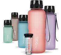 720°DGREE Gourde, Bouteille d’Eau “uberBottle“ +Tamis-Fruits - 350ml, 500ml, 650ml, 1l, 1,5l, 2l - Sans BPA, Étanche, Anti-Fuite, Réutilisable, Légère - Idéal pour École, Sport, Fitness, Gym, Travail