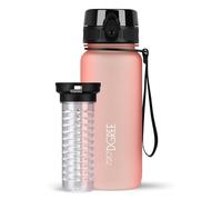 720°DGREE Gourde, Bouteille d’Eau “uberBottle“ +Tamis-Fruits - 350ml, 500ml, 650ml, 1l, 1,5l, 2l - Sans BPA, Étanche, Anti-Fuite, Réutilisable, Légère - Idéal pour École, Sport, Fitness, Gym, Travail