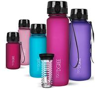 720°DGREE Gourde, Bouteille d’Eau “uberBottle“ +Tamis-Fruits - 350ml, 500ml, 650ml, 1l, 1,5l, 2l - Sans BPA, Étanche, Anti-Fuite, Réutilisable, Légère - Idéal pour École, Sport, Fitness, Gym, Travail