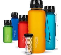 720°DGREE Gourde, Bouteille d’Eau “uberBottle“ +Tamis-Fruits - 350ml, 500ml, 650ml, 1l, 1,5l, 2l - Sans BPA, Étanche, Anti-Fuite, Réutilisable, Légère - Idéal pour École, Sport, Fitness, Gym, Travail