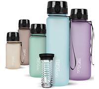 720°DGREE Gourde, Bouteille d’Eau “uberBottle“ +Tamis-Fruits - 350ml, 500ml, 650ml, 1l, 1,5l, 2l - Sans BPA, Étanche, Anti-Fuite, Réutilisable, Légère - Idéal pour École, Sport, Fitness, Gym, Travail