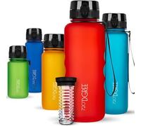 720°DGREE Gourde, Bouteille d’Eau “uberBottle“ +Tamis-Fruits - 350ml, 500ml, 650ml, 1l, 1,5l, 2l - Sans BPA, Étanche, Anti-Fuite, Réutilisable, Légère - Idéal pour École, Sport, Fitness, Gym, Travail