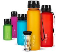 720°DGREE Gourde, Bouteille d’Eau “uberBottle“ +Tamis-Fruits - 350ml, 500ml, 650ml, 1l, 1,5l, 2l - Sans BPA, Étanche, Anti-Fuite, Réutilisable, Légère - Idéal pour École, Sport, Fitness, Gym, Travail