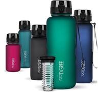 720°DGREE Gourde, Bouteille d’Eau “uberBottle“ +Tamis-Fruits - 350ml, 500ml, 650ml, 1l, 1,5l, 2l - Sans BPA, Étanche, Anti-Fuite, Réutilisable, Légère - Idéal pour École, Sport, Fitness, Gym, Travail