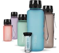 720°DGREE Gourde, Bouteille d’Eau “uberBottle“ +Tamis-Fruits - 350ml, 500ml, 650ml, 1l, 1,5l, 2l - Sans BPA, Étanche, Anti-Fuite, Réutilisable, Légère - Idéal pour École, Sport, Fitness, Gym, Travail