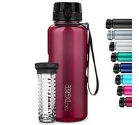 720°DGREE Gourde d'Eau 1,5l “uberBottle“ +Fruit-Infuseur, crystalClear - Sans BPA, Anti-fuite - Bouteille XL - Water bottle, Bidon idéale pour Sport, Gym, Randonnée, Camping, Université, Voyage