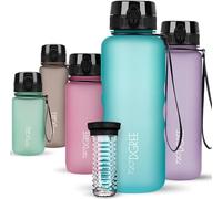 720°DGREE Gourde d'Eau 1,5l “uberBottle“ +Fruit-Infuseur, softTouch - Sans BPA, Anti-fuite - Bouteille XL - Water bottle, Bidon idéale pour Sport, Gym, Randonnée, Camping, Université, Voyage, Travail