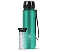 720°DGREE Gourde d'Eau 1l “uberBottle“ +Fruit-Infuseur crystalClear - Sans BPA, Anti-fuite - Bouteille, water bottle idéale pour Enfants, Sport, Randonnée, Gym, Camping, Université, Voyage, Travail