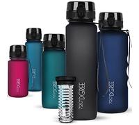 720°DGREE Gourde d'Eau 1l “uberBottle“ +Fruit-Infuseur softTouch - Sans BPA, Anti-fuite - Bouteille, water bottle idéale pour Enfants, Sport, Randonnée, Gym, Camping, Université, Voyage, Travail, Yoga