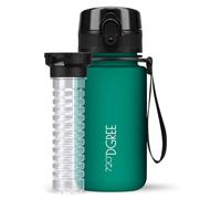 720°DGREE Gourde d'Eau 350ml “uberBottle“ +Fruit-Infuseur, softTouch - Sans BPA, Anti-fuite - Bouteille, water bottle idéale pour Enfants, École, Sport, Randonnée, Camping, Université, Voyage, Travail