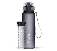 720°DGREE Gourde d'Eau 500ml “uberBottle“ +Fruit-Infuseur, softTouch - Sans BPA, Anti-fuite - Bouteille, water bottle idéale pour Enfants, École, Sport, Randonnée, Camping, Université, Voyage, Travail