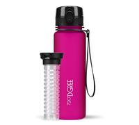 720°DGREE Gourde d'Eau 500ml “uberBottle“ +Fruit-Infuseur, softTouch - Sans BPA, Anti-fuite - Bouteille, water bottle idéale pour Enfants, École, Sport, Randonnée, Camping, Université, Voyage, Travail