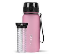 720°DGREE Gourde d'Eau 650ml “uberBottle“ +Fruit-Infuseur, softTouch - Sans BPA, Anti-fuite - Bouteille, water bottle idéale pour Enfants, École, Sport, Randonnée, Camping, Université, Voyage, Travail