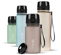 720°DGREE Gourde Enfant 350ml “uberBottle“ +Tamis à Fruit, softTouch - Sans BPA, Anti-fuite - Bouteille d'Eau, Water Bottle idéale pour Jardin d'enfants, Aire de jeux, Fille & Garçon à partir de 3 ans