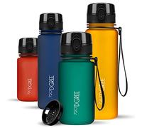 720°DGREE Gourde Enfant 350ml “uberBottle“ +Tamis à Fruit, softTouch - Sans BPA, Anti-fuite - Bouteille d'Eau, Water Bottle idéale pour Jardin d'enfants, Aire de jeux, Fille & Garçon à partir de 3 ans