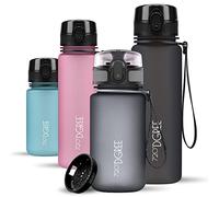 720°DGREE Gourde Enfant 350ml “uberBottle“ +Tamis à Fruit, softTouch - Sans BPA, Anti-fuite - Bouteille d'Eau, Water Bottle idéale pour Jardin d'enfants, Aire de jeux, Fille & Garçon à partir de 3 ans