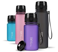 720°DGREE Gourde Enfant 350ml “uberBottle“ +Tamis à Fruit, softTouch - Sans BPA, Anti-fuite - Bouteille d'Eau, Water Bottle idéale pour Jardin d'enfants, Aire de jeux, Fille & Garçon à partir de 3 ans