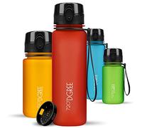 720°DGREE Gourde Enfant 500ml “uberBottle“ +Tamis à Fruits, softTouch - Sans BPA, Anti-fuite - Bouteille d'Eau Plastique, Water Bottle idéale pour École, Kids, Filles & Garçons, Sport, Vélo, Voyages
