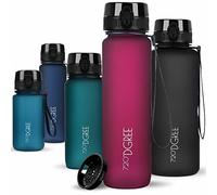 720°DGREE Gourde Enfant 500ml “uberBottle“ +Tamis à Fruits, softTouch - Sans BPA, Anti-fuite - Bouteille d'Eau Plastique, Water Bottle idéale pour École, Kids, Filles & Garçons, Sport, Vélo, Voyages