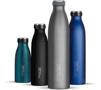 720°DGREE Gourde Isotherme 1L ”milkyBottle” - 12 h Chaude, 24 h Froid | Bouteille Élancée, Élégante en Acier Inoxydable - Sans BPA - Idéale pour Sport, Enfants, École, Bureau, Université, Quotidien