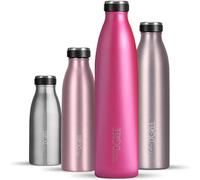 720°DGREE Gourde Isotherme 1L ”milkyBottle” - 12 h Chaude, 24 h Froid | Bouteille Élancée, Élégante en Acier Inoxydable - Sans BPA - Idéale pour Sport, Enfants, École, Bureau, Université, Quotidien