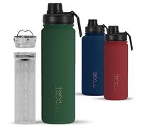 720°DGREE Gourde Isotherme 710ml “noLimit” + Infuseur - Étanche, Sans BPA, Compatible boissons gazeuses. Avec bouchon à vis. Idéale pour le sport, l’extérieur et le fitness