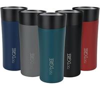 720°DGREE Mug Isotherme 350ml “PleasureToGo 2,0“ - 3 Tailles, 5h Chaleur, 10h Froid, Anti-fuite, Hygiénique, Sans BPA - Thermo Gourde, Tasse, Gobelet Acier Inox pour Café, Thé - Double paroi isolée