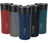 720°DGREE Mug Isotherme 350ml “PleasureToGo 2,0“ - 5 h Chaude, 10 h Froid | Sans BPA, Anti-fuite Étanche, Boire à 360° Hygiénique - Thermo Tasse, Gobelet Acier Inox pour Café, Thé - Double paroi Isolée