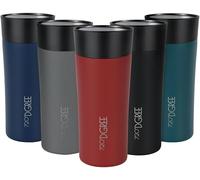 720°DGREE Mug Isotherme 350ml “PleasureToGo 2,0“ - 5 h Chaude, 10 h Froid | Sans BPA, Anti-fuite Étanche, Boire à 360° Hygiénique - Thermo Tasse, Gobelet Acier Inox pour Café, Thé - Double paroi Isolée