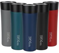 720°DGREE Mug Isotherme 460ml “PleasureToGo 2,0“ - 3 Tailles, 6h Chaleur, 12h Froid, Anti-fuite, Hygiénique, Sans BPA - Thermo Gourde, Tasse, Gobelet Acier Inox pour Café, Thé - Double paroi isolée